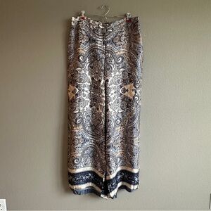 MWT Lane Bryant Paisley Print Wide Leg Flowy Pants 16